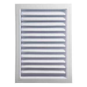 Master Flow 14 in. x 24 in. Plastic Wall Vent (Louver) in White SL14X24