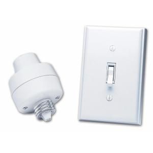 Heath Zenith Lamp Socket and Switch Kit BL 6138 WH