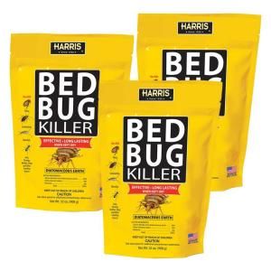 Harris 32 oz. Diatomaceous Earth Bed Bug Killer (3 Pack) HDE32 3PK