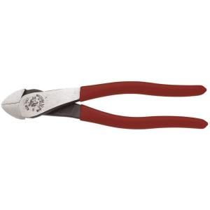 Klein Tools 8 in. High Leverage Diagonal Cutting Pliers   Angled Head D238 8