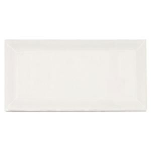 Jeffrey Court Pearl White Beveled 3 in. x 6 in. Ceramic Wall Tile 99503