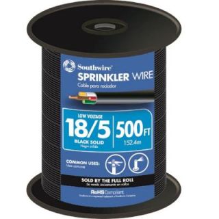 Southwire 500 ft. 18 5 UL Burial Sprinkler Wire 49275145