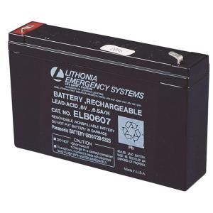 Lithonia Lighting Replacement Battery For Emergency/Exit Lighting 6 Volt,7Amp Hours ELB 0607 R6