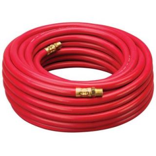 Amflo 1/4 in. x 50 ft. Red Rubber Hose with 1/4 in. NPT Fittings 512 50E