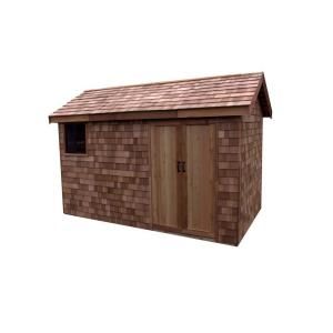 Greenstone 8 ft. x 16 ft. EZ Build Shed Kit with Prefab Panels GS816SS