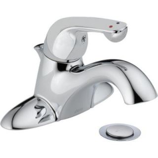 Delta Commercial 4 in. Single Handle Low Arc Bathroom Faucet in Chrome 520LF TGMHDF