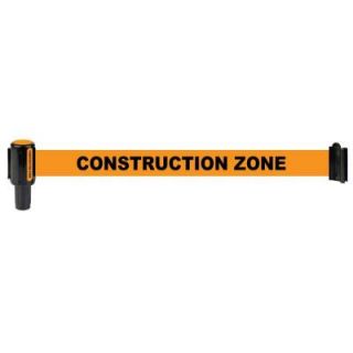 Banner Stakes Orange Polyester Fabric Construction Zone Banner 20120048