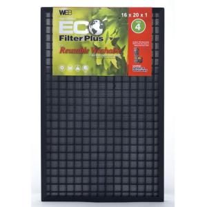 Web 16 in. x 20 in. x 1 in. Electrostatic Furnace/Air Conditioner FPR 4 Air Filter WP1620