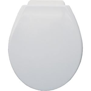 Church Xcite Elongated Closed Front Toilet Seat in White 1830XC 000