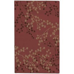 Artistic Weavers Blossoms Rust 3 ft. 6 in. x 5 ft. 6 in. Area Rug BLS2602 3656