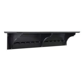 Martha Stewart Living Solutions 70 in. Silhouette 2 entryway Shelf with Hooks 1036110210