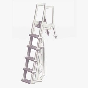 Swim Time Heavy Duty In Pool White Ladder for Above Ground Pools NE1175