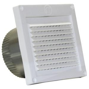 Speedi Products 4 in. White Micro Louver Eave Vent EX EVML 04