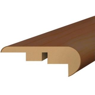 Shaw Northern Walnut 3/4 in. Thick x 2.13 in. Wide x 94 in. Length Laminate Stair Nose Molding HD32800638