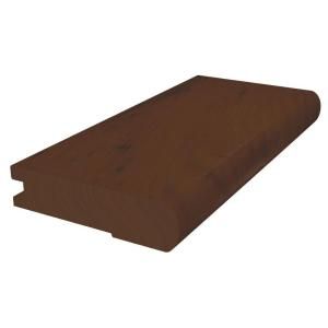 Shaw Appling Suede 3/8 in. x 2 3/4 in. x 78 in. Flush Stairnose Engineered Hickory Hardwood Molding DFS3800936