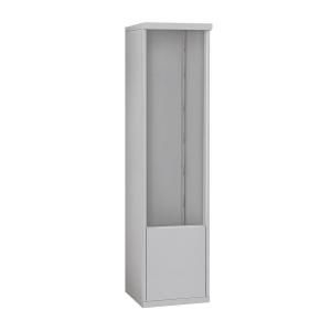 Salsbury Industries 3900 Series 17.5 in. W x 69.25 in. H x 19 in. D Free Standing Enclosure for Salsbury 3713 Single Column Unit in Aluminum 3913S ALM