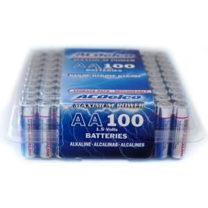 100 of AAA ACDelco Alkaline Batteries with Recloseble Box AC061