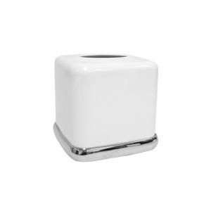 Cero Boutique Box in White & Chrome 40560