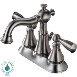 Delta Yorkshire 4 in. 2 Handle High Arc Bathroom Faucet in Stainless DISCONTINUED 25924 SS