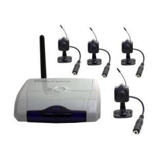 Mini Gadgets Wireless Under 400 TVL 2.4GHz Indoor Mini Spy (4) Camera System   Windows (7) 64 Bit Version DISCONTINUED HS203USBX47X64