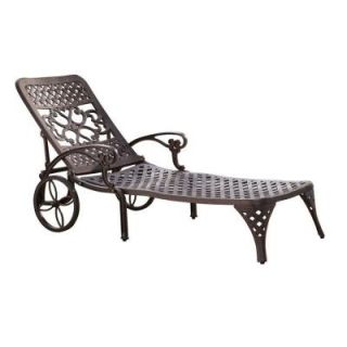Home Styles Biscayne Bronze Patio Chaise Lounge 5555 83