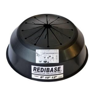 Redi Base 8 in. x 24 in. Disposable Plastic Footing for In Ground Concrete Column RDB1