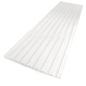 Suntuf 26 in. x 8 ft. Clear Polycarbonate Roofing Panel 101697