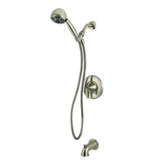 Pfister Pasadena Single Handle Tub/Shower Faucet with Hand Shower in Brushed Nickel 8P8 PHHK
