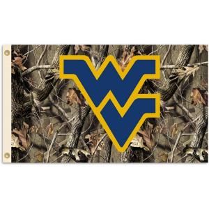 BSI Products NCAA 3 ft. x 5 ft. Realtree Camo Background West Virginia Flag 95412