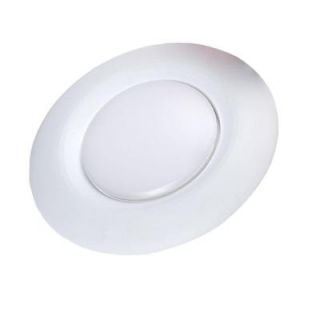 Commercial Electric 6 in. Soft White Recessed LED Can Disk Light CE JB6 650L 27K E26