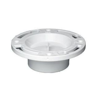 Oatey Level Fit 3 or 4 in. PVC Closet Flange With Test Cap 435052