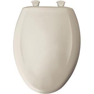 BEMIS Slow Close STA TITE Elongated Closed Front Toilet Seat in Warm White 1200SLOWT 376