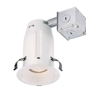 Commercial Electric 3 in. White Recessed Baffle Kit CER3G10R341WHP