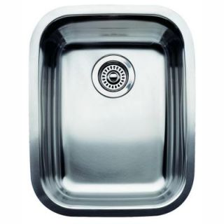 Blanco Supreme Undermount Stainless Steel 20.44x8x16.13 0 Hole Single Bowl Kitchen Sink 440237