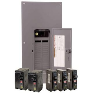 Square D by Schneider Electric QO 200 Amp 30 Space 40 Circuit Indoor Main Breaker Load Center with Cover Value Pack QO3040M200VP