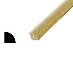 American Wood Moulding WM 105 3/4 in. x 3/4 in. x 96 in. Pine Quarter Round Moulding 105 8