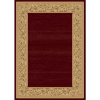 Balta US Elegant Embrace Red 5 ft. 3 in. x 7 ft. 5 in. Area Rug 9099011160225