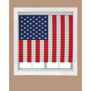 Redi Shade 32 in. x 64 in. American Flag Window Shade (4 Pack) 1002333