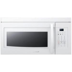 Samsung 1.6 cu. ft. Over the Range Microwave in White DISCONTINUED SMH1622W
