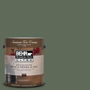 BEHR Premium Plus Ultra 1 Gal. #UL210 2 Royal Orchard Interior Flat Enamel Paint 175301
