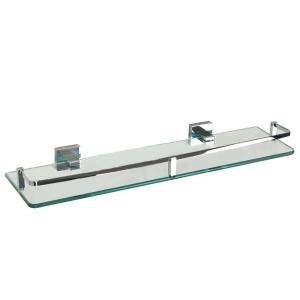 Barclay Products Jordyn 19 5/8 in. W Shelf in Glass and Polished Chrome IGS2095 CP