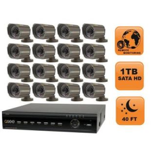 Q SEE Advanced Series 16 CH 1 TB Hard Drive Surveillance System with (16) 420 TVL Cameras DISCONTINUED QT426 618 1