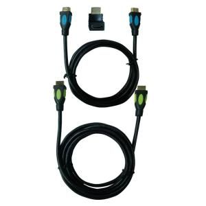 CE TECH 8 ft. & 6 ft. High Speed HDMI Cable 2 Pack HD104 1