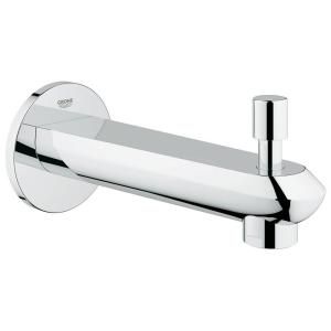 GROHE Eurodisc Cosmo Wall Mounted Bath spout with Diverter in Starlight Chrome (Valve and Handles not included) 13283002