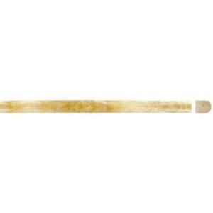 MS International Giallo Crystal 3/4 in. x 12 in. Pencil Molding Polished Onyx Wall Tile THDW1 MP GIA