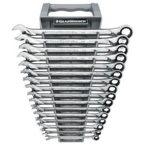 GearWrench Metric XL Ratcheting Wrench Set (16 Piece) EHT85099