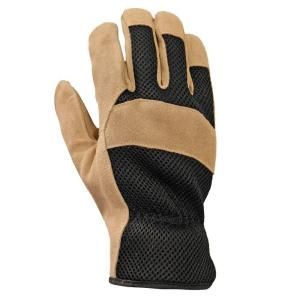 Firm Grip Suede Cowhide and Mesh Large Gloves 5143 06