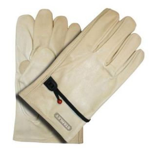 Stanley Grain Cowhide Medium Driver Glove with Ball and Tape S82312