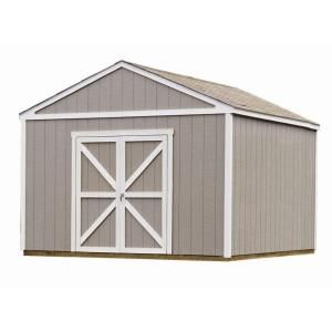 Handy Home Products Columbia 12 ft. x 12 ft. Wood Storage Building Kit with Floor 18217 4