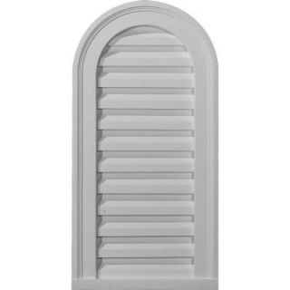 Ekena 2 in. x 18 in. x 30 in. Decorative Cathedral Gable Louver Vent GVCA18X30D